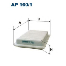 картинка Фильтр воздушный  A-1013  (17801-21050/17801-0D060) AP160/1 FILTRON от интернет-магазина "АВТОИМПЕРИЯ", 