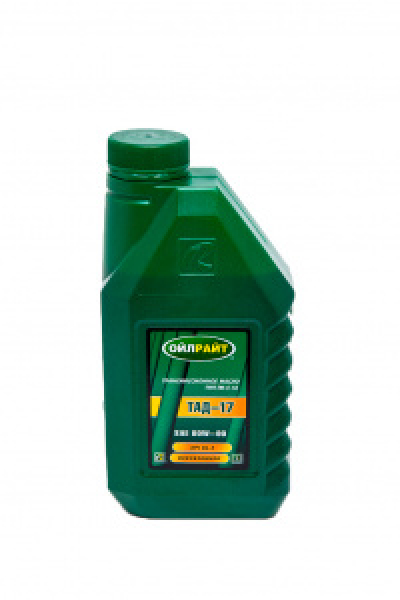 картинка Масло трансмиссионное Oil Right  ТАД-17 SAE (80W-90)   1л    от интернет-магазина "АВТОИМПЕРИЯ", 4606882001553